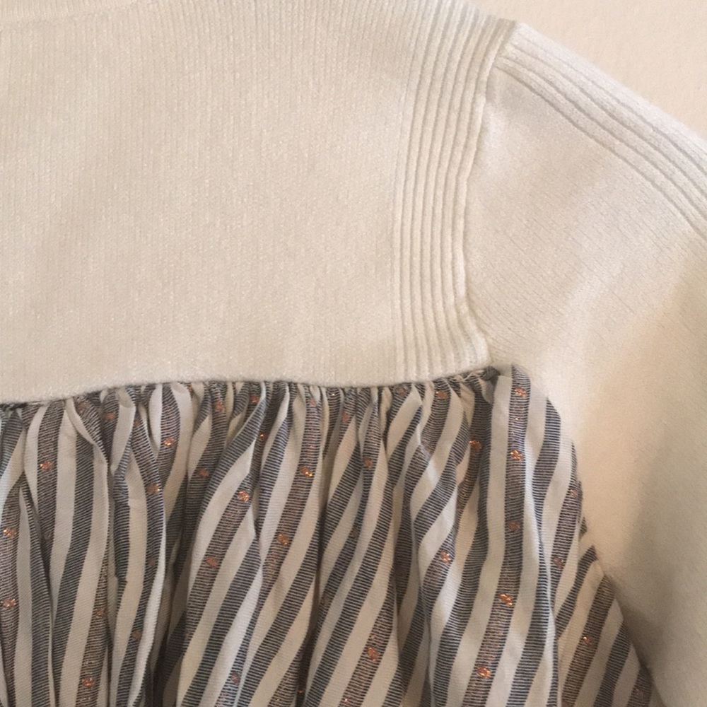 ANTHROPOLOGIE MOTH MIXED MEDIA CARDIGAN - XS - Picture 7 of 7